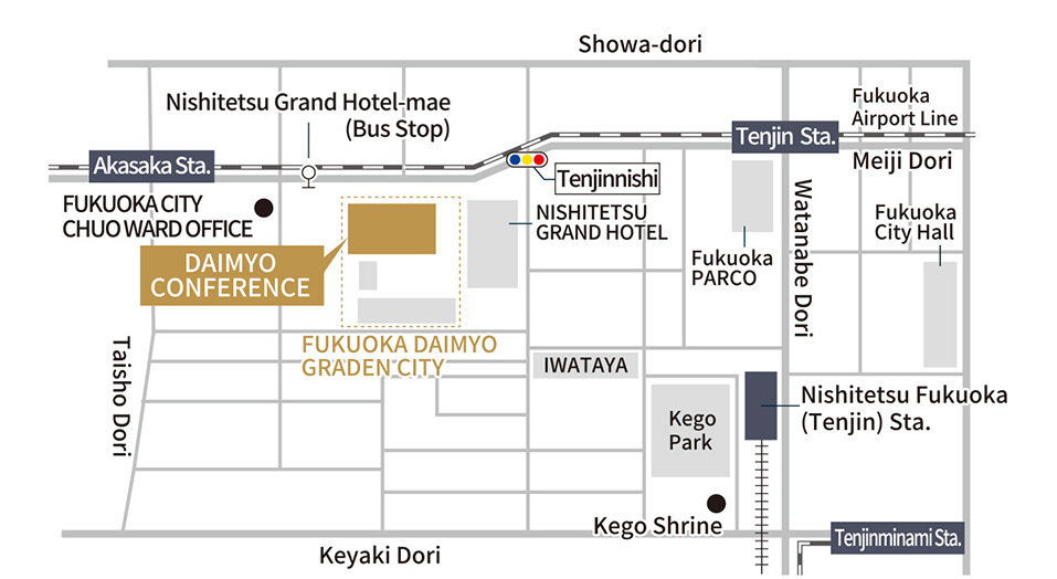 DAIMYO CONFERENCE access map