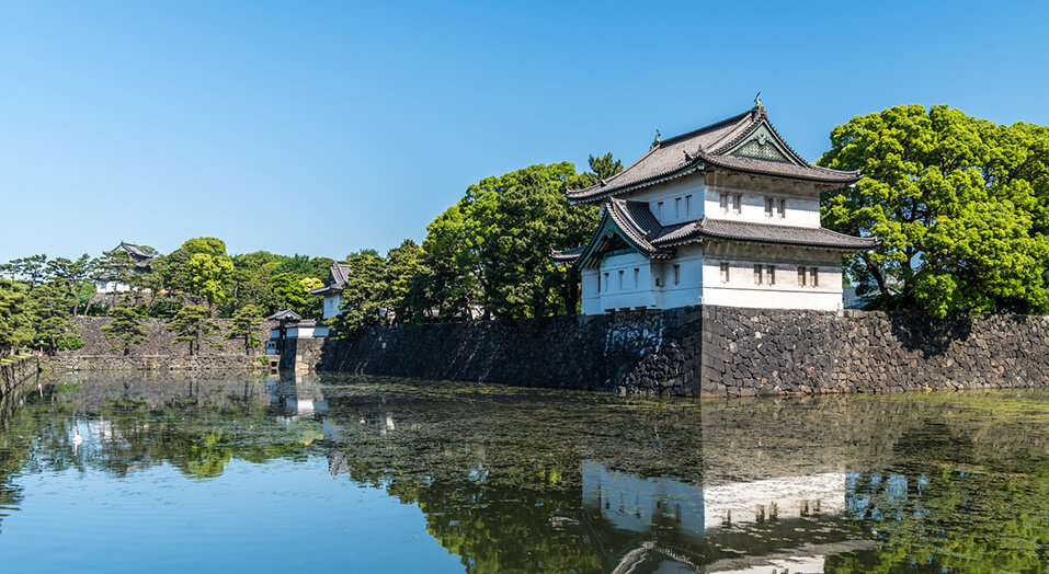 The Imperial Palace, where the enthronement ceremony was held.